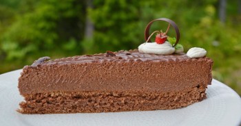 Csokikrémes torta (paleos)